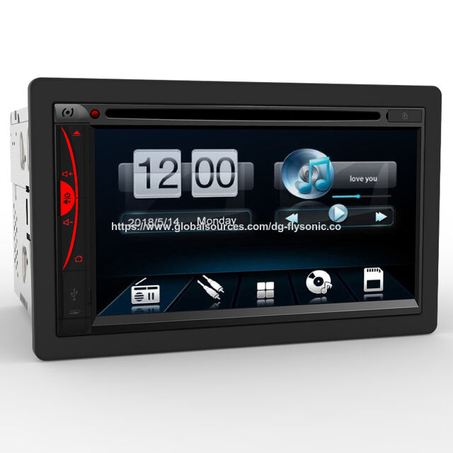 6,9" Doppel-DIN Autoradio DVD-Player mit Android Auto & Carplay - Touchscreen Videoplayer