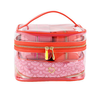 Buy Wholesale China Custom Transparent Cosmetic Bag Travel Pvc Makeup Bag  Set Clear Organizer Beauty Case & Pvc Cosmetic Bag,cosmetic Bag Makeup at  USD 6.9
