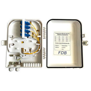 Fiber Optic Terminal Box PLC Distribution Box 1x32 48 Core FTTH Fiber Splitter 