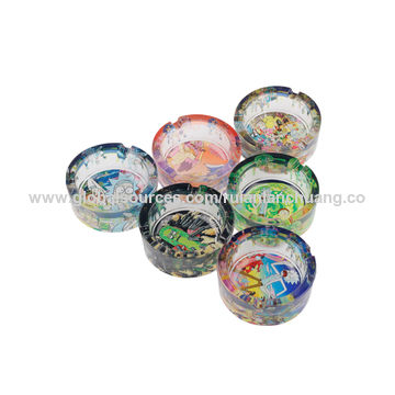 Round glass ashtray Cookies rick and morty Runty Backwoods for sale at factory direct price
