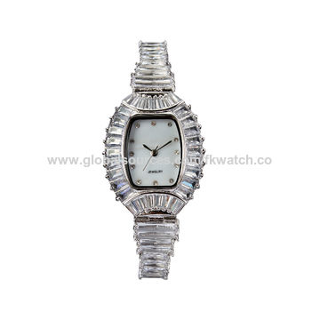 diamond quartz watch japan movt