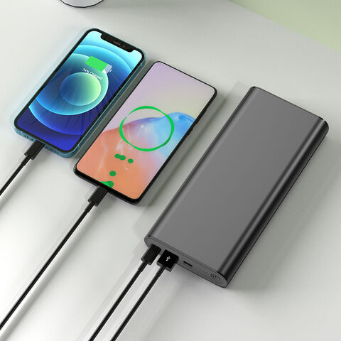 Paquete de baterías USB C Cargador portátil PD 20 W carga rápida 26800mAh  banco de energía con 5 puertos de salida, cargador de teléfono de batería