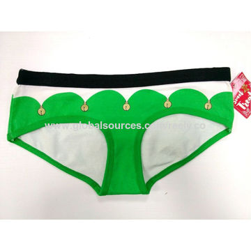 Christmas Underwear For Women Custom Cotton Panty For Young Ladies
