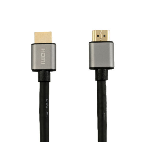Câble HDMI 48 Gbps avec HDR Dynamique, testé TDR, résolution 8K 60Hz et 4K 120Hz, connecteurs plaqués or, 1 mètre