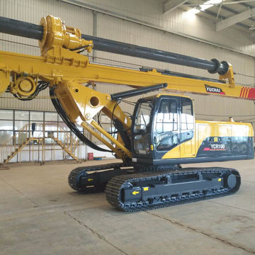 High Quality hydraulic hard rock rotary drilling rig machine Yuchai ...
