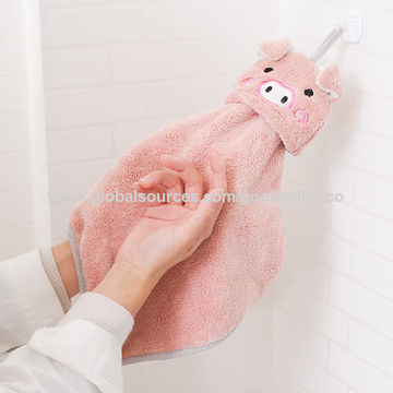 Chenille Hanging Hand Towel Ball with Hanging Loops, Soft Absorbent  Microfiber Hand Towels for Bathroom Kitchen, Plush Quick-Drying Hanging  Hand Towel Ball 