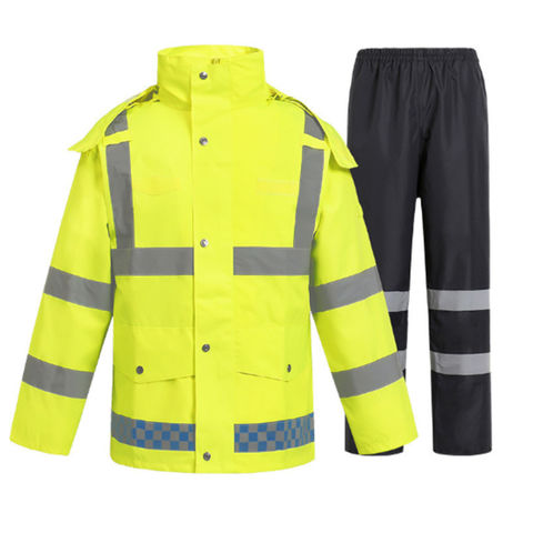 Customizing reflective rainwear,Raincoat with reflector,safety rain ...