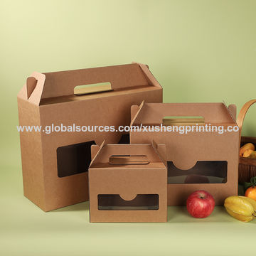 Boîte d'Emballage en Carton Ondulé Kraft de Grande Taille, Logo