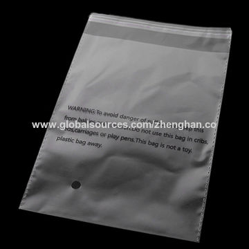 Buy China Wholesale T-shirt Packaging Plastic Bag, Measures 30.5 X 50cm,  With Self-adhesive Tape Seal & Packaging Plastic Bag $0.025 |  Globalsources.com