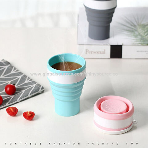 Collapsible Silicone Coffee Cup, Reusable, Easily Portable