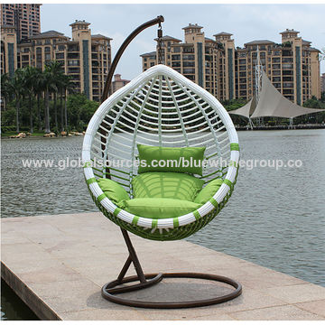 Buy Wholesale China Rattan Swing Egg Chair With Handles, Hammock Chair,  Hanging Chair Cushion With Stand 41x28x45 & Rattan Swing Chair With  Handles at USD 75