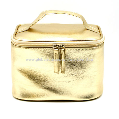 Portable Makeup Bag, Cosmetic Storage Bag With Zipper And Handle