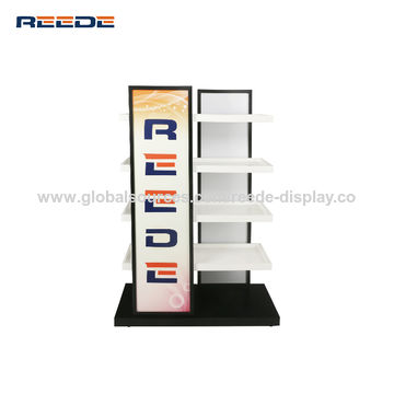 Metal Supermarket Shelf Retail Shop Cosmetic Display Wooden Stand Rack -  China Rack Stand, Retail Gondola