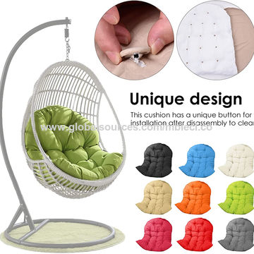 Hanging Egg Swing Chair Cushions Swing Seat Cushion Thick Nest Hanging Chair  Outdoor Swing Cushions with