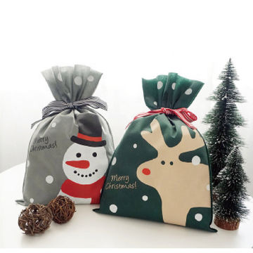 Buy Wholesale China Christmas Plastic Gift Bags Snow Flakes