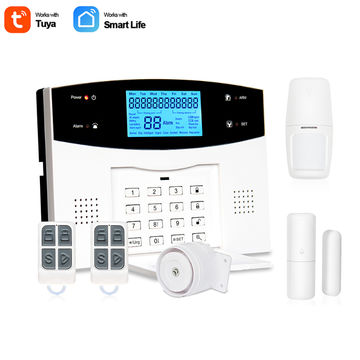 Wireless WiFi Smart Home Burglar Security Alarm System Smart Life APP Remote Kit 