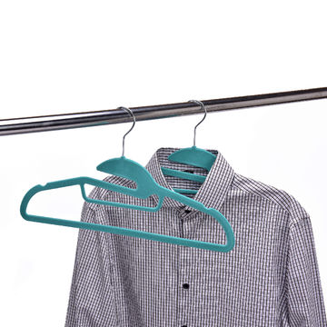 Wholesale Flocked Non Slip Velvet Clothes Hangers Suit/Shirt/Pants Hangers USA 