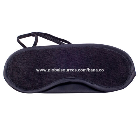 قناع نوم مخملي مع عصابة رأس قابلة للتعديل - مثالي للسفر والاسترخاء for sale at factory direct price