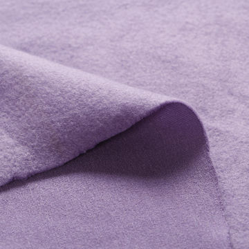 What would be the right side of this brushed fleece for the