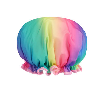 Plastic Bath Salon Hair Cap Waterproof 