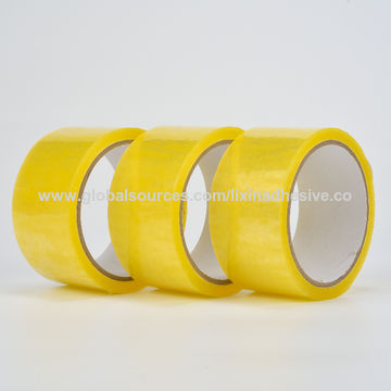Water Activated Shrinking Packing Yellowish Transparent Clear Tape  Packaging Sticky Tape for Packing - China Adhesive Packing Tape, BOPP  Packing Tape