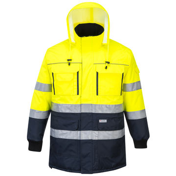 high vis padded jacket