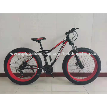 Fat Bike Tire 21 Speed Snow Bike Shark Design No Battery