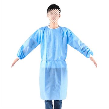 Dropship Polyethylene Lab Coats. Pack Of 50 Dark Blue Poly Work Gowns  3X-Large. Disposable Plastic PPE Workwear With Elastic Wrists. Unisex  Waterproof Clothing. PPE Protective Frocks In Bulk. to Sell Online at