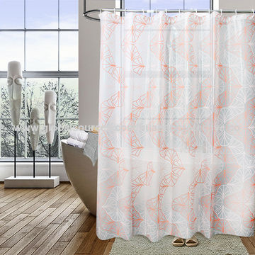 Eco Friendly Printed Peva Material, Best Material For Shower Curtain Liner