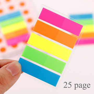 STICKY NOTES FLAG Self Adhesive Paper Note Memo Pad Removable Books Stationery 