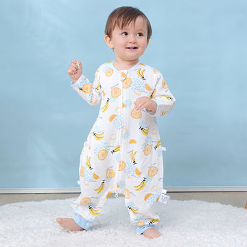 Saco 100% del sueño del bebé de la gasa del algodón, pijamas del verano de la primavera del bebé