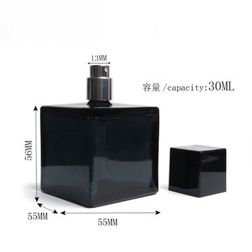 Source wholesale 10ml empty square perfume bottle with sprayer on