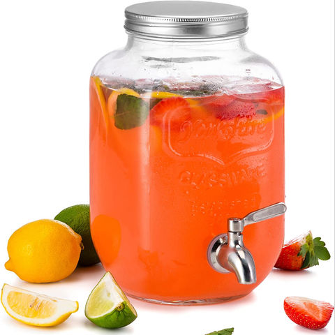 4-Litre Beverage Dispenser 1 Gallon Lemonade Juice Dispenser Drink Jugs For  Parties 4 Litre Beverage Dispenser Cold Drink