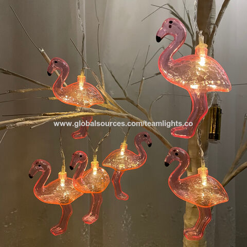 battery operated flamingo lights