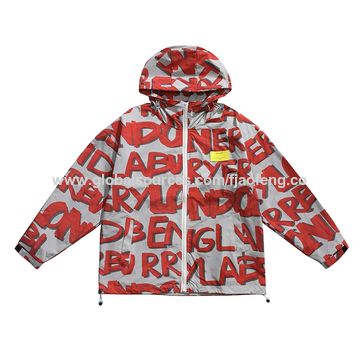 custom reflective windbreaker