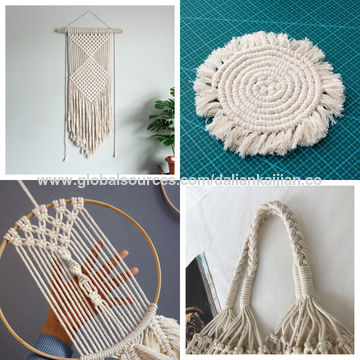 Cotton Cords, Cotton Ropes, Decorative Plant Hangers Wall Hanging Cords For  Handmade, Craft Making $4.02 - Wholesale China Cotton String, Craft Ropes,  Diy Cotton Ropes at factory prices from Dalian kaijian Arts