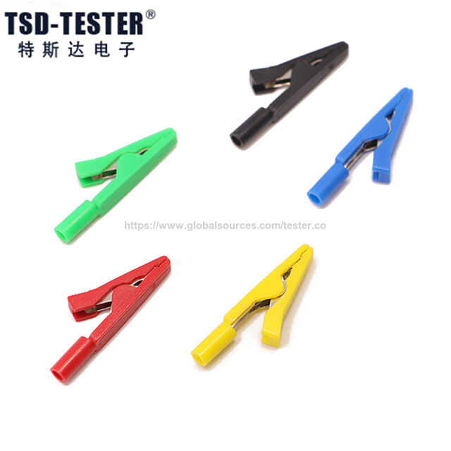 Pinza de Cocodrilo de Nylon con Aislamiento y Agujero de 2 mm para Conexión for sale at factory direct price