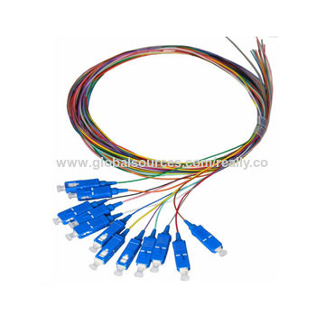 SC to SC single core single 400 meters FTTH cables Fiber Optic jumper pigtail 