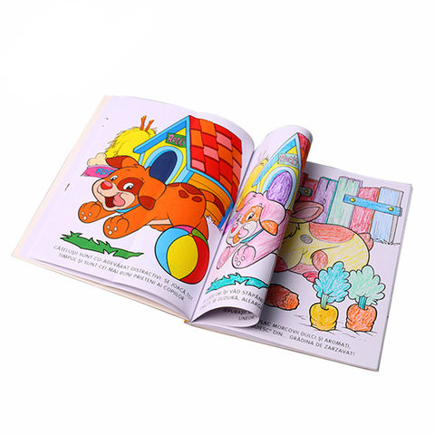 Custom Design Paperback Adult Coloring Book Wholesale Children Coloring  Drawing Softcover Book Printing - China Coloring Book, Drawing Book