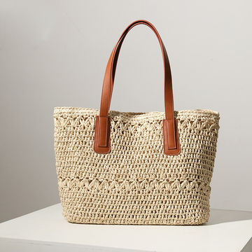 wood beach bag