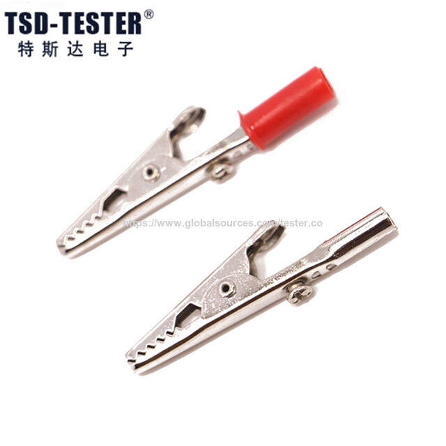 Muestras gratuitas pinzas eléctricas de 15 amperios, mini clips de cocodrilo pequeños de latón for sale at factory direct price