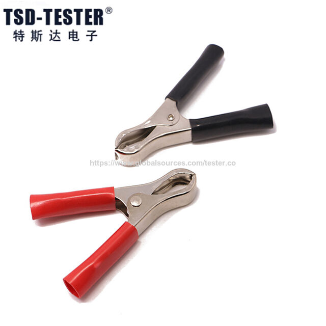 Pinzas de Prueba de Acero Grandes para Baterías de Alto Voltaje de 50A 100A con Cable for sale at factory direct price