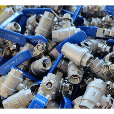 Stainless steel two pieces ball valve manufacturer