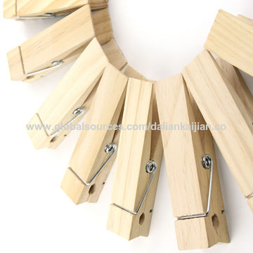 Buy Wholesale China Wooden Crafts, Big/giant Clothes Pins, Wooden Clothespins,  Wood Craft Clips, 6 Inch, 6 Pcs, Natural & Jumbo Clothes Pins, Giant  Clothespins, Big Pegs at USD 2.07