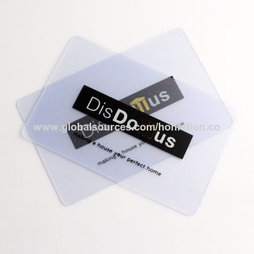 Buy Wholesale China Custom Plastic Smart Luxury Transparent Pvc Business  Card Printing Nfc Embossed Business Card & Pvc Business Card at USD 0.15