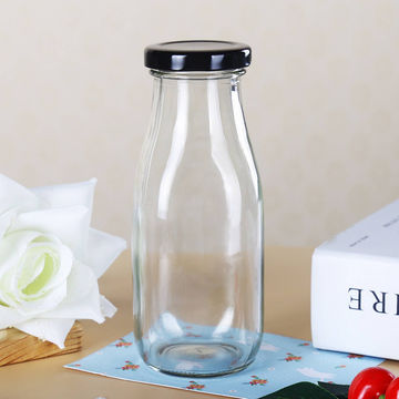 200ml 250ml 500ml Clear Glass Milk Bottles - Reliable Glass Bottles, Jars,  Containers Manufacturer