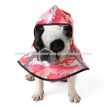 custom dog raincoat
