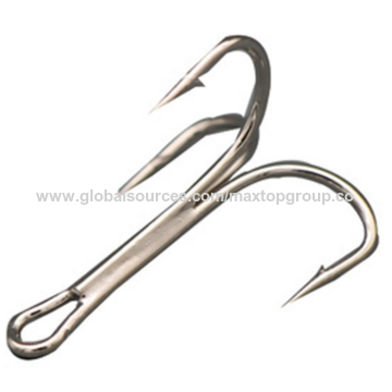 colorado fishing treble hook Lazer Sharp 4X Straight Point Hooks Employing a meticulously designed bend in conjunction with premium hand 3 - Dressed Treble Hooks