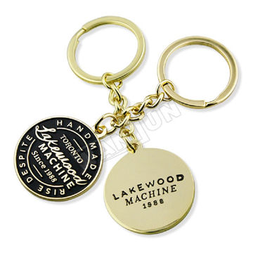 Buy Wholesale China Keychain Plating Gold Custom Exclusive Logo Brand ...