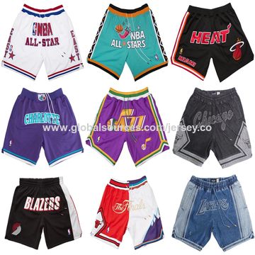 Buy Wholesale China Men's Sports Shorts Warriors Lakers Heat